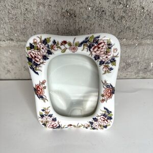 Imari Empress Floral Porcelain Picture Frame w/ Stand (3x5 Photo)